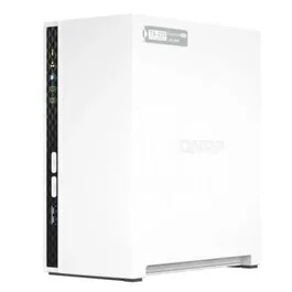 QNAP NAS TS-233 - Torre con 2 Bahías 3.5/2.5, 2GB DDR4, Procesador ARM 4-core, NPU para IA, Nube Privada y Centro Multimedia